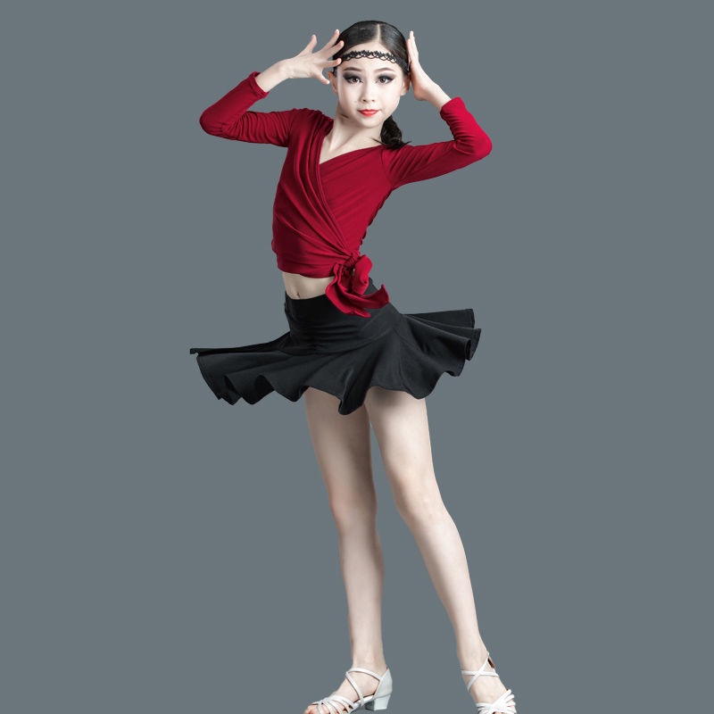 Chân Váy Khiêu Vũ Latin Thời Trang Xuân Hè Cho Bé Gái