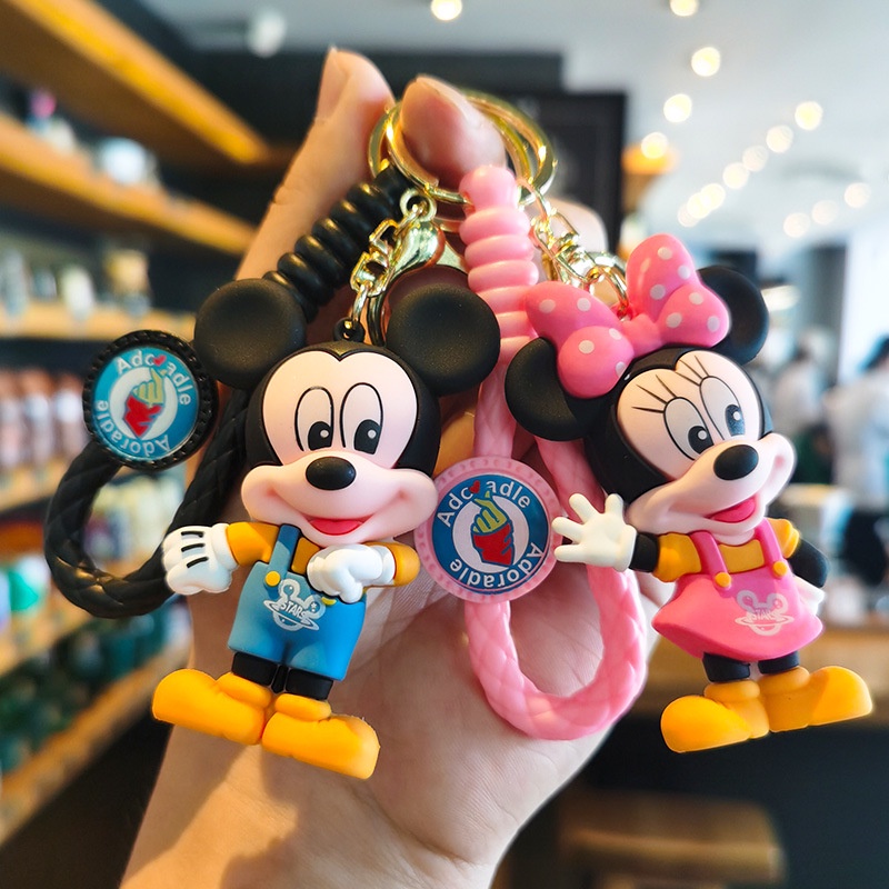 Móc Chìa Khóa Silicon Hình Nhân Vật Hoạt Hình Disney Đáng Yêu