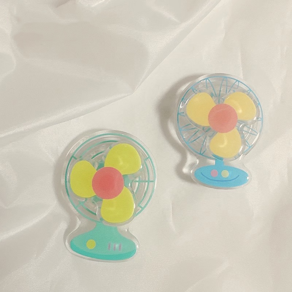 Giá Đỡ Điện Thoại Dạng Nhẫn Đeo Ngón Tay Màu Trơn Hình Tròn Có Quạt Xoay Thông Dụng Cho IPhone