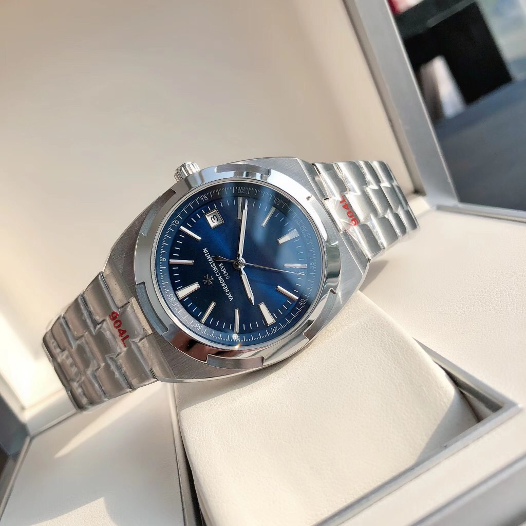 Đồng Hồ Đeo Tay Vacheron 904 Mặt Đá Sapphire Tráng Gương Kích Thước 41mm