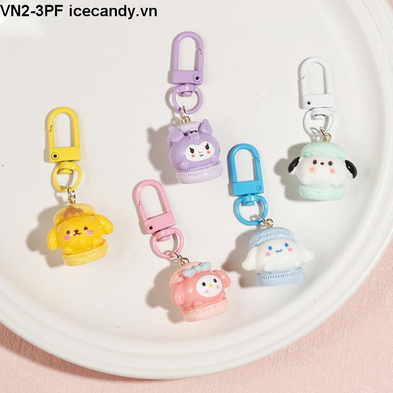 🥟ice🥟Móc Khóa Hình Chú Chó Sanrio Màu Macaron Dễ Thương