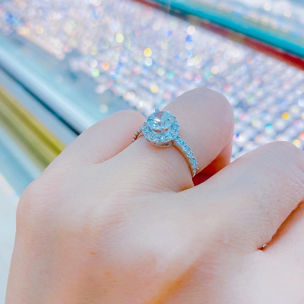 Phụ kiện Nhẫn Halo xi kim N046