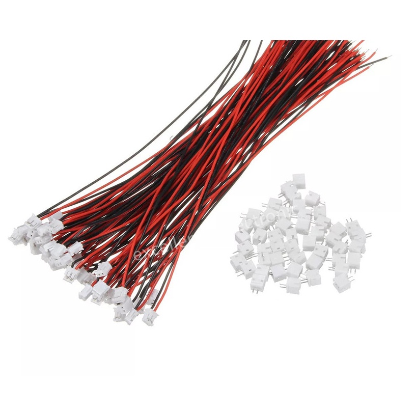 Bộ 10 Dây Cáp XH2.54-2P Đầu Đơn + Ổ Cắm Thẳng Dài 20CM 26 #