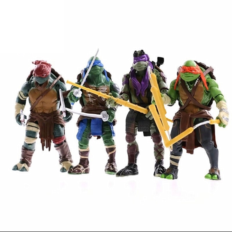Tmnt set 4 Mô Hình Nhân Vật ninja Rùa Trong leonardo raphael donatello