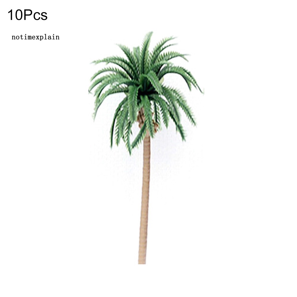 Set 10 Mô Hình Cây Dừa Giả Trang Trí Tuyệt Đẹp