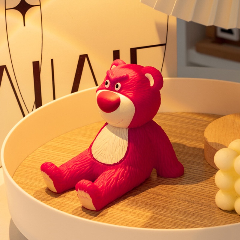 Giá Đỡ Điện Thoại Hình Chú Gấu / Dâu Tây Dễ Thương Tiện Dụng Cho Bé Gái