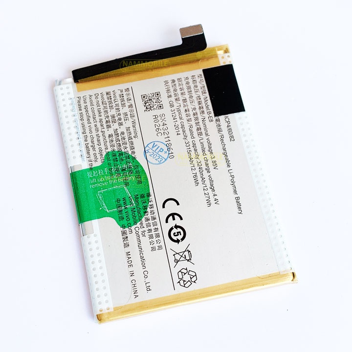 HCM Pin Vivo V11i B-E8-V11I 3315mAh Zin Dung Lượng Chuẩn  * Tặng Siêu Dán Pin