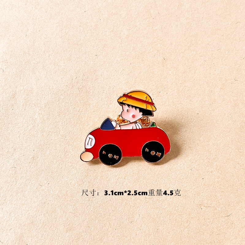 1 Ghim Cài Áo Hình Chibi Maruko-chan Dễ Thương