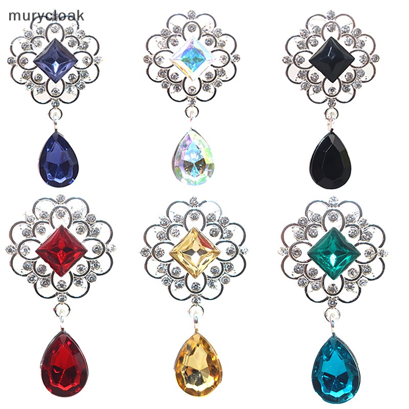 Mặt Dây Chuyền Hình Giọt Nước Bằng Hợp Kim Acrylic Khâu Tay Trang Trí Hộp Quà Cưới DIY