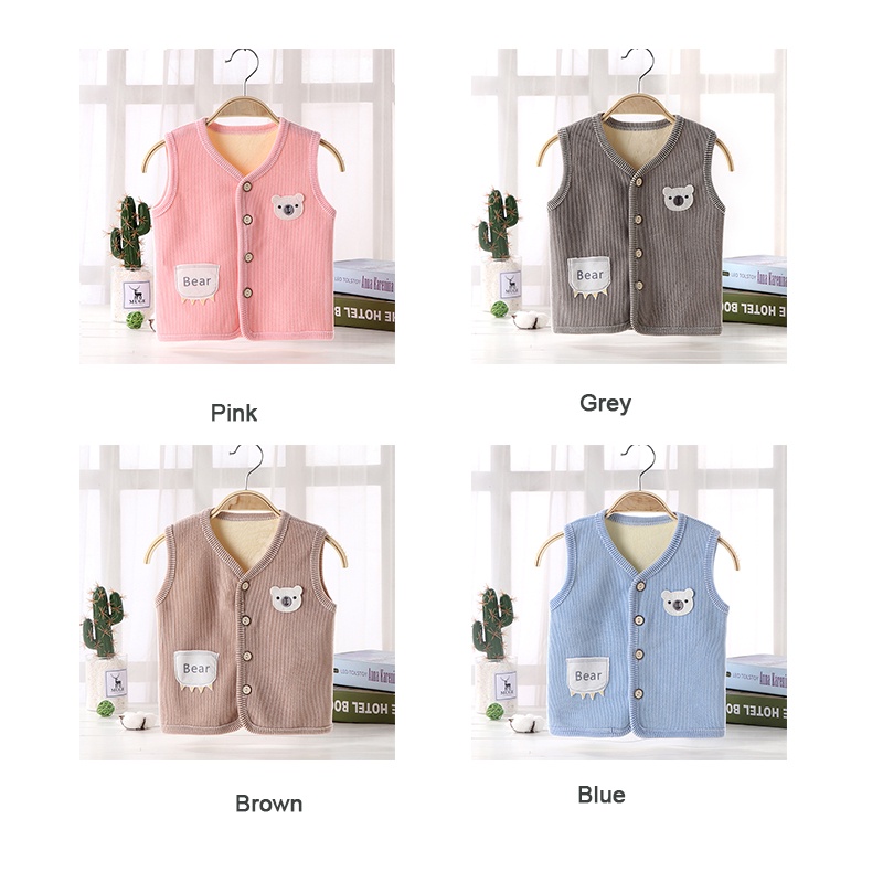 Áo khoác phao JOYNCLEON không tay thời trang Hàn Quốc dành cho trẻ em