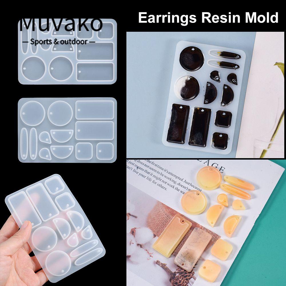 Muvako Khuôn Silicone Làm Bông Tai DIY