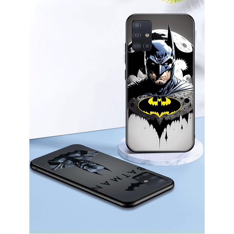 Ốp Điện Thoại Bằng Nhựa Mềm Viền Đen Hình batman Cho samsung note 10 10 plus 10 lite 20 20 ultra