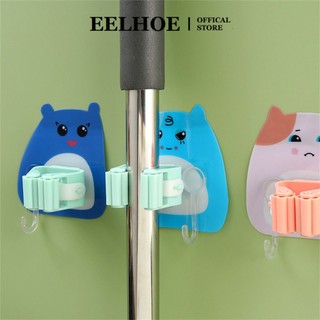 Móc treo cây lau nhà/ chổi EELHOE tự dính sắp xếp đa năng cho nhà bếp phòng tắm