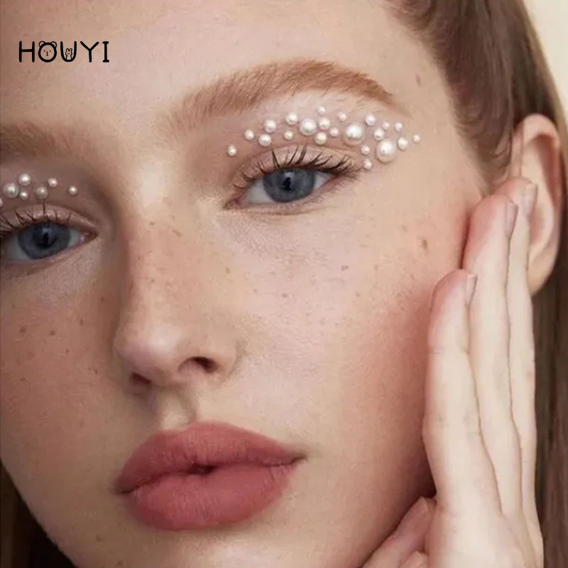 Miếng Dán Trang Trí Cơ Thể Kiểu Kim Cương Pha Lê 3D Nhiều Kích Cỡ