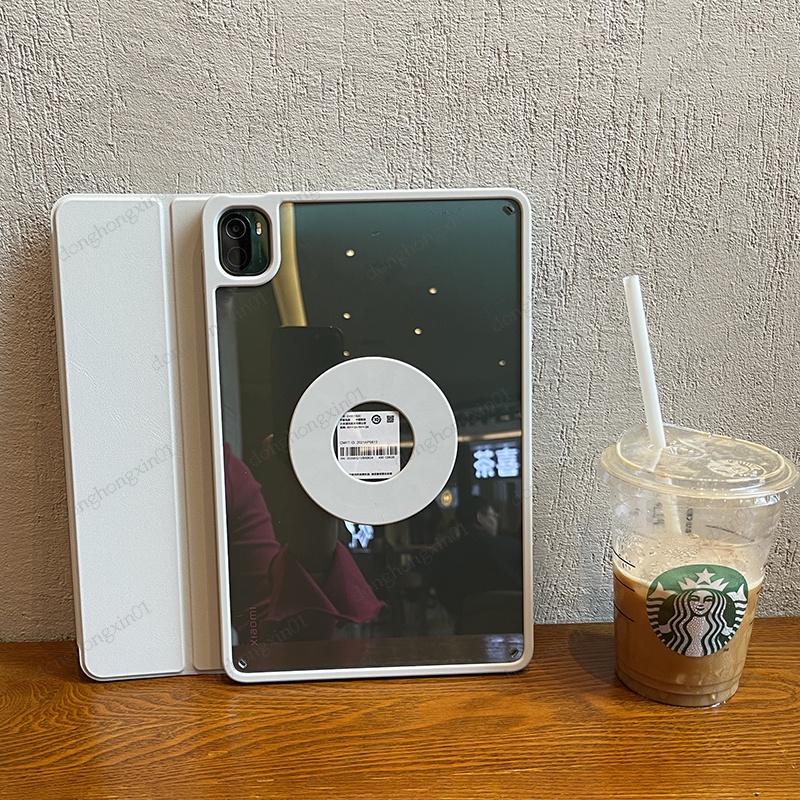 Đối với xiaomi mi pad 6 pad 5 pad 6 pro 11 inch 2023 vỏ acrylic cho redmi pad 10.61 vòng từ tính có thể tháo rời vỏ chia