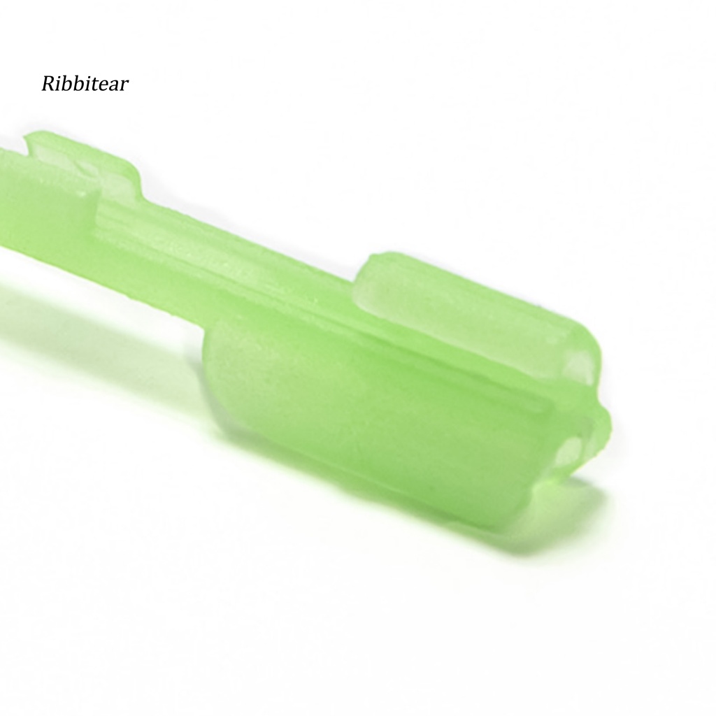 10 cái đầu que giả kẹp mồi giả phụ kiện sàn gậy phát sáng để câu cá đêm