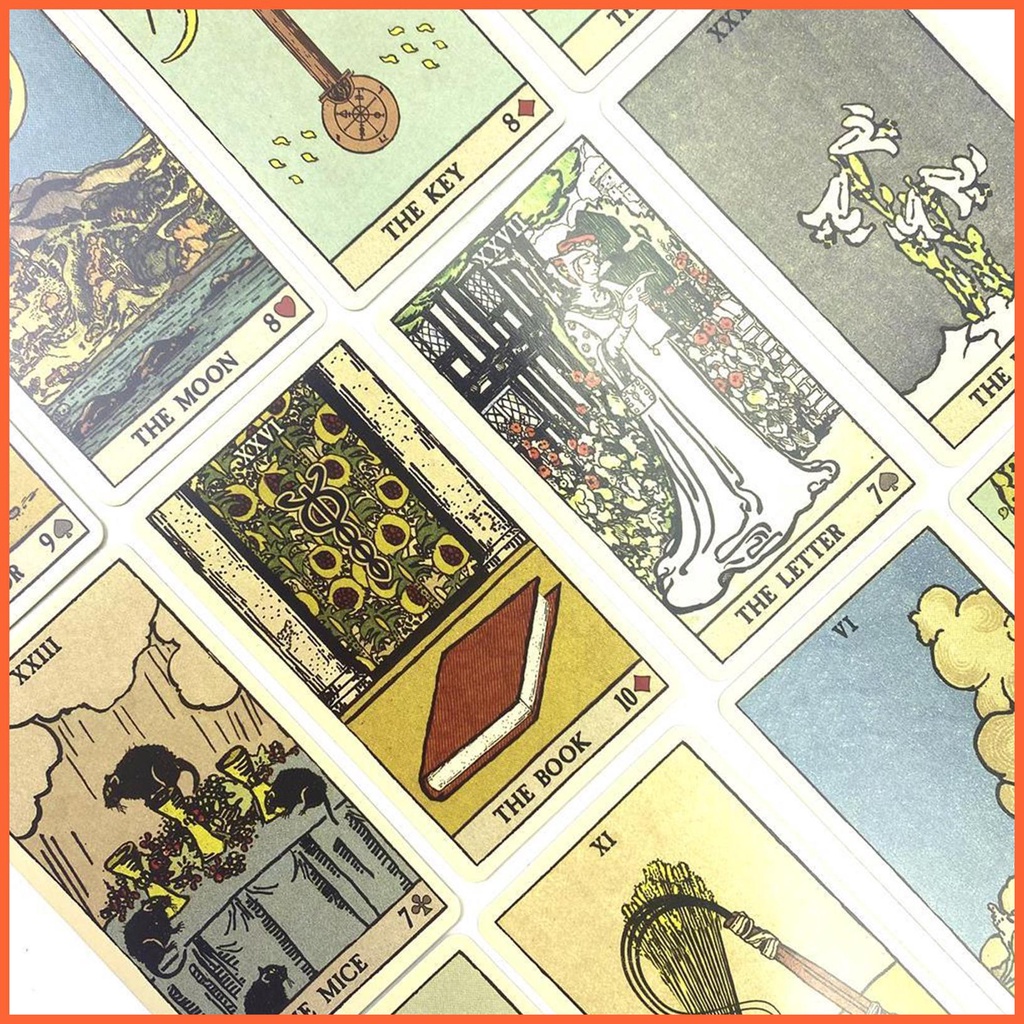 Hot astounding lenormand oracle cards bói toán phiên bản tiếng anh bói bài tarot cards friend family board chunvn