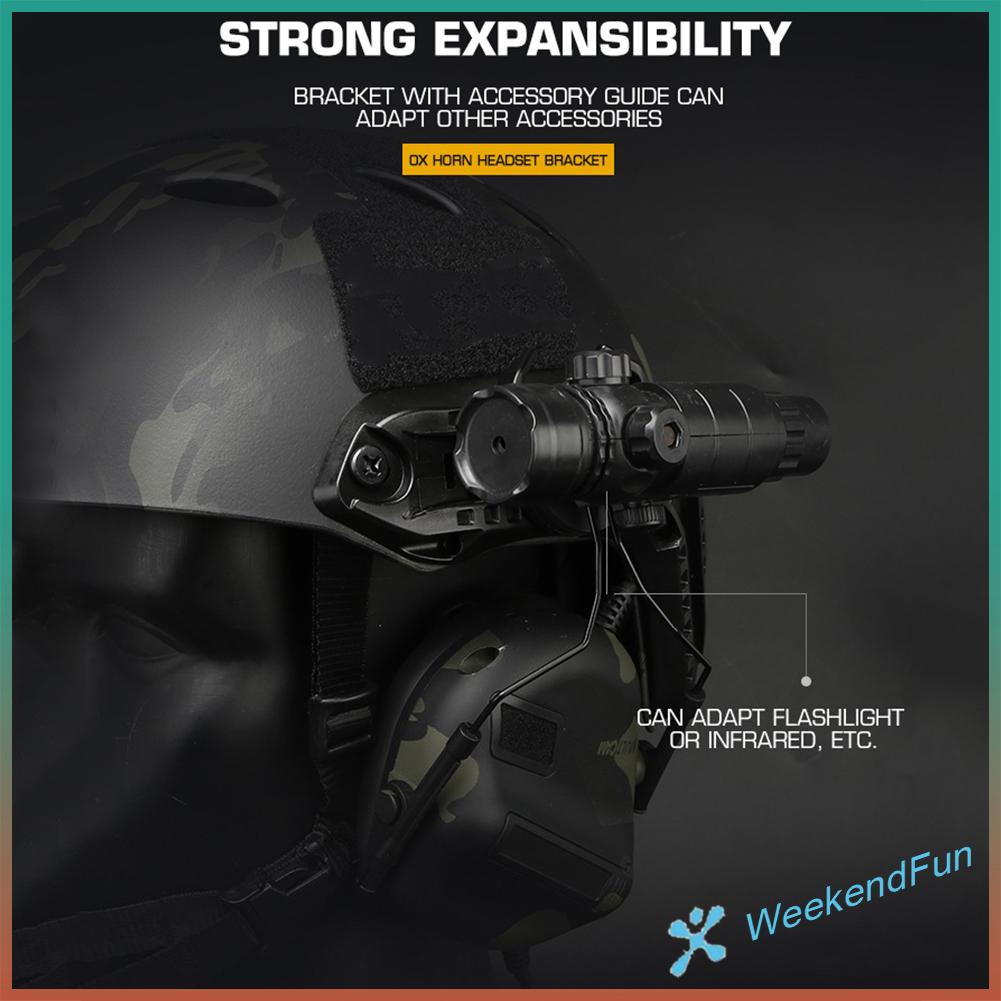 Thảm Lót Sàn Thiết Kế Dễ Thương Chuyên Dùng★ Tactical fast rail mounts tai nghe rail adapter giá đỡ tai nghe bộ chụp mũ bảo hiểm xoay 360 mũ bảo hiểm đường sắt giá đỡ treo