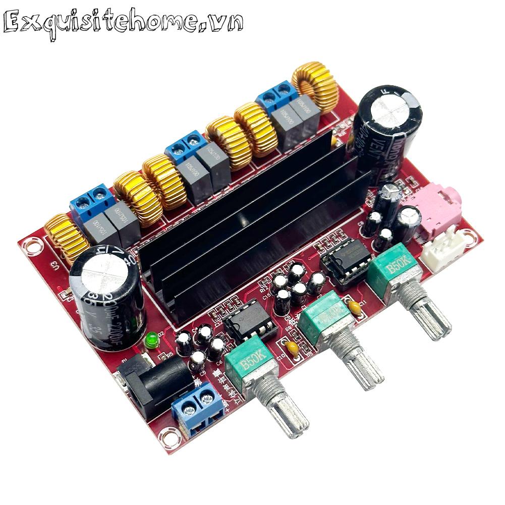 Bảng mạch khuếch đại công suất siêu trầm kỹ thuật số xh-m139 2x50w 100w 2.1 kênh tpa3116d2