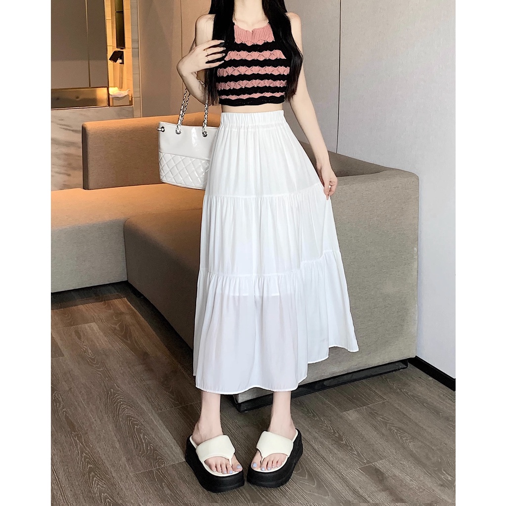 Váy Chân váy thời trang váy nữ hàng cao cấp tính cách Mẫu ngắn 2023 NEW A93M0K1