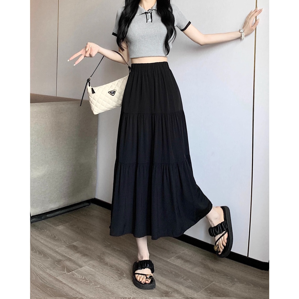 Váy Chân váy thời trang váy nữ hàng cao cấp tính cách Mẫu ngắn 2023 NEW A93M0K1