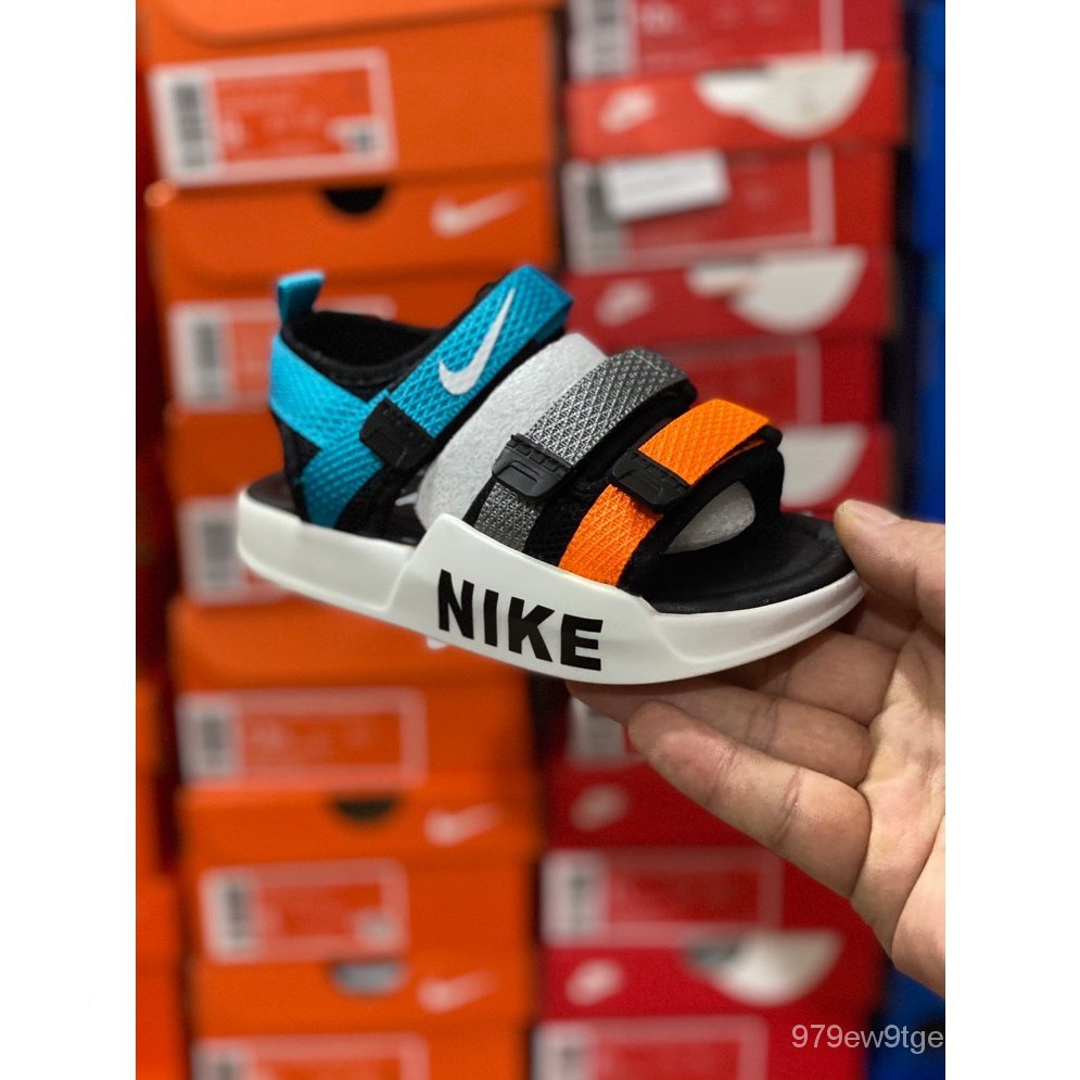 Onx5 11 * hàng sẵn sàng * dép ba sọc nike thời trang hàn quốc cho bé trai bé gái