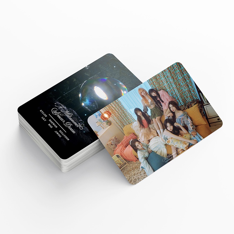 NMIXX Card Set 55 Tấm Thẻ Ảnh A Midsummer NMIXX's Dream Kpop Lomo Card Hình Nhóm Nhạc