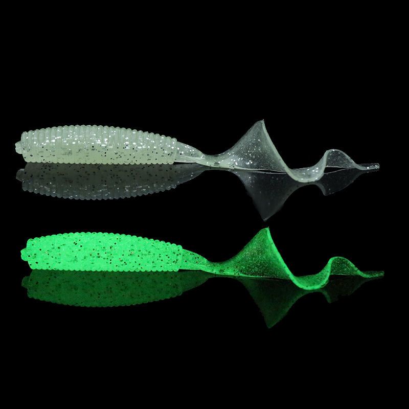 Mồi Câu Cá giòi giun mềm đuôi CuộN mồi mềm Mồi câu cá quýt mồi thông dụng mồi giun mềm mồi/Mồi mềm g