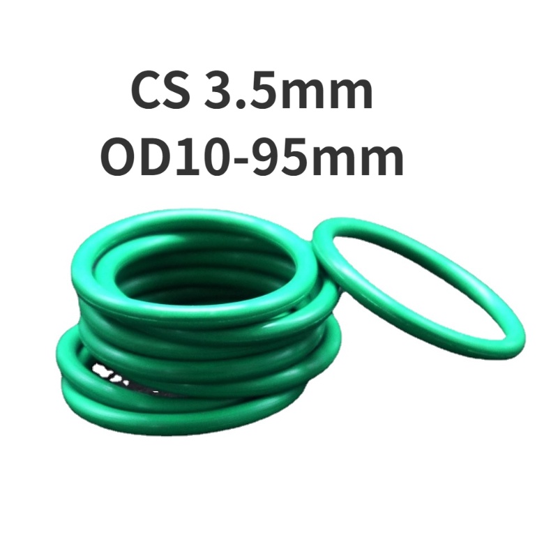 Vòng Đệm Chữ O Màu Xanh Lá Cây CS3.5mm OD10~95mm
