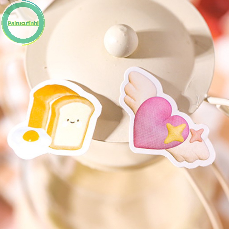 Set 50 Sticker Dán Trang Trí Sổ Lưu Niệm Hình Động Vật Dễ Thương vn