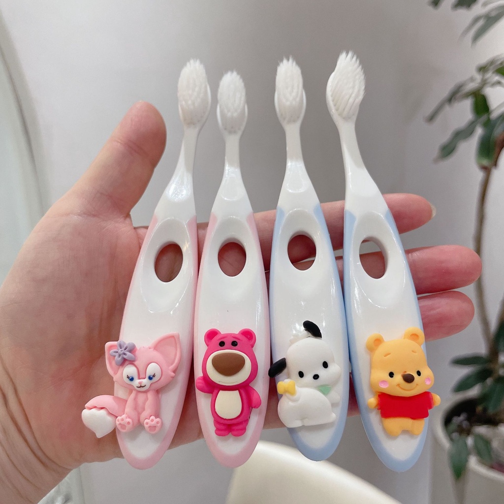 Bán Chạy#1Bàn Chải Đánh Răng Lông Mềm Hình Sanrio Đáng Yêu Dành Cho Trẻ 3-6 Tuổi Trên 8cc 12 Tuổi