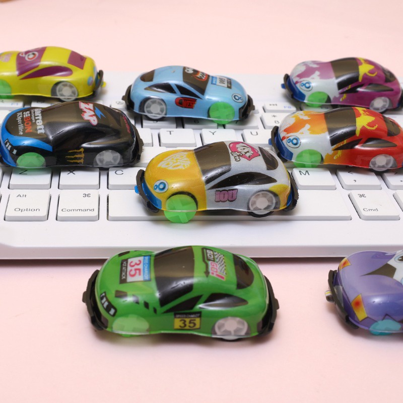Đồ chơi mô hình vehicl giáo dục cho trẻ em / đồ chơi ô tô kéo mini sáng tạo / 360° Đồ chơi xe lật quà tặng sinh nhật cho bé trai cô gái / phim hoạt hình bằng nhựa đồ chơi dễ thương xe