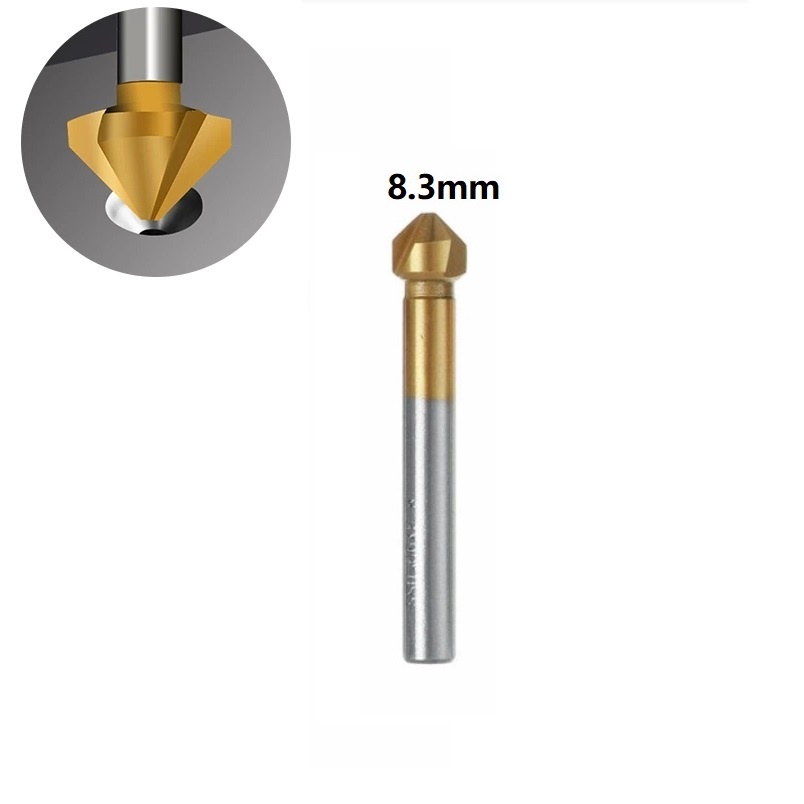Mũi khoan chìm 6.3 / 8.3 / 10.4 / 12.4 / 16.5 / 20.5mm 61mm mạ titan