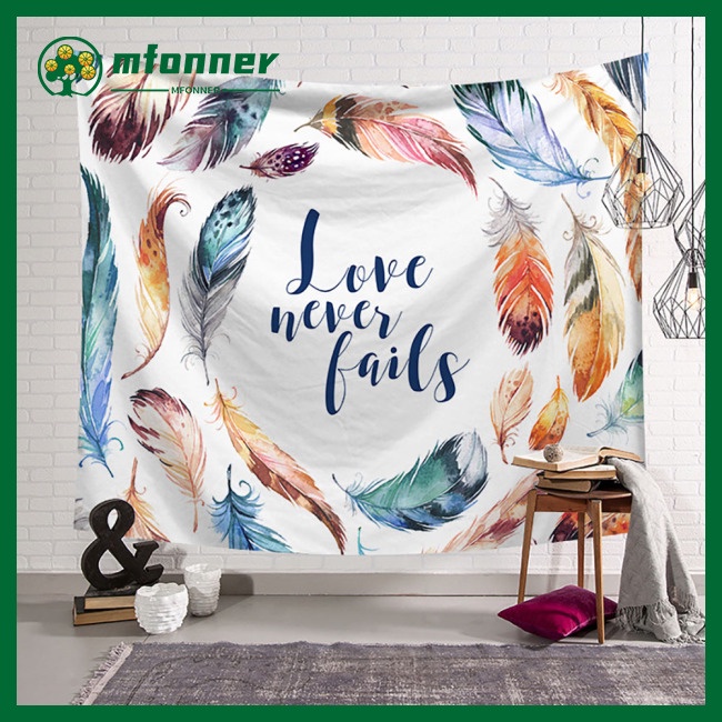 Mfonner dream catcher tấm thảm treo tường in 3d treo nền đầy màu sắc vải tường cho trang trí phòng ngủ