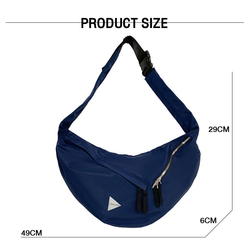 IMELON Túi Đeo Chéo Thể Thao Sức Chứa Lớn Màu Đen Cho Nam Và Nữ