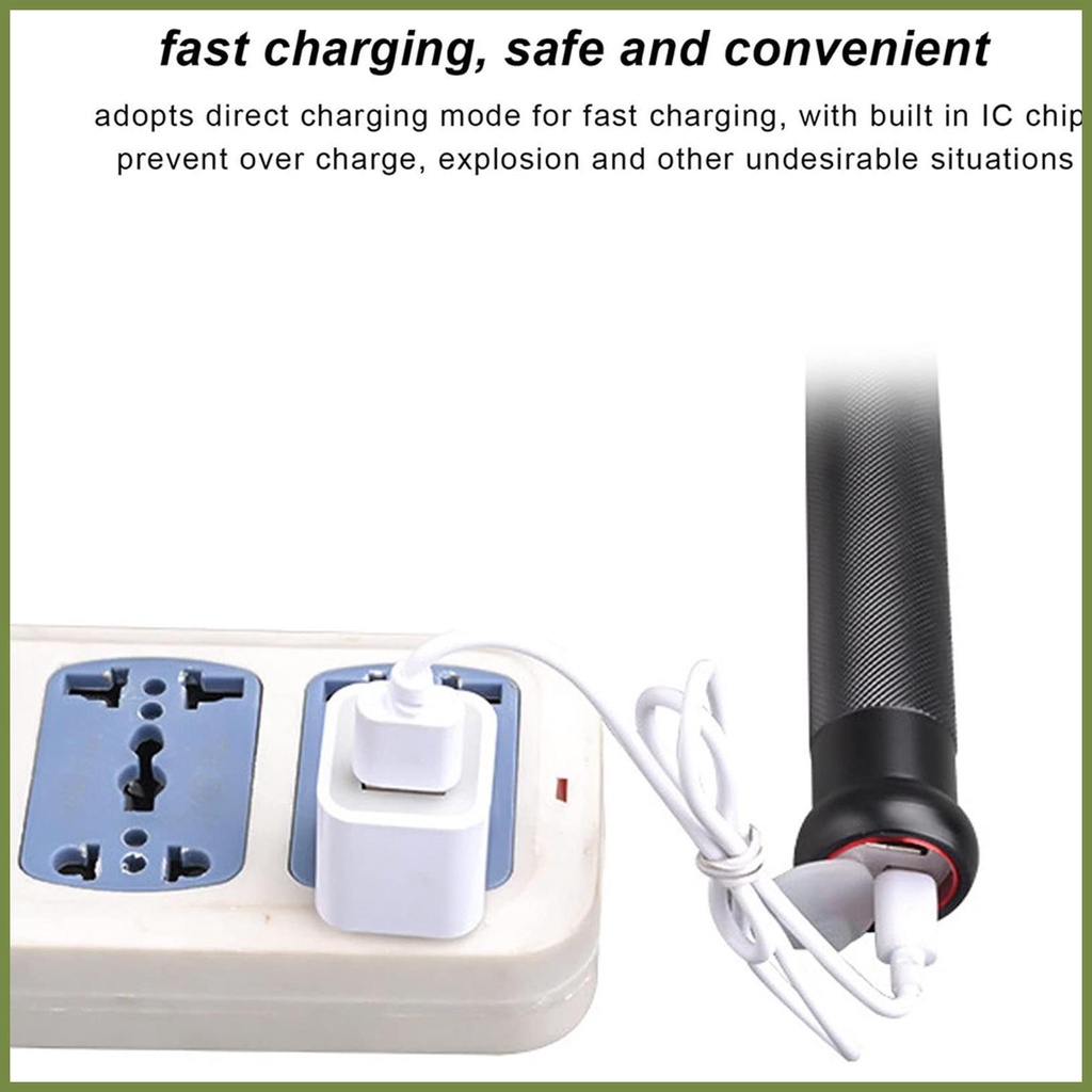 Bóng chày bat đèn pin led đèn pin hợp kim nhôm chống thấm nước cho trường hợp khẩn cấp tự bảo vệ chiếu sáng ngoài trời kouvn kouvn