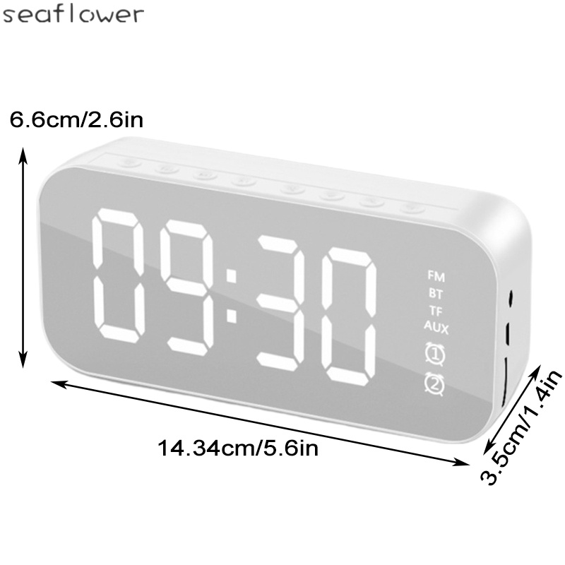 Đồng hồ báo thức radio blue-tooth tương thích 4.1