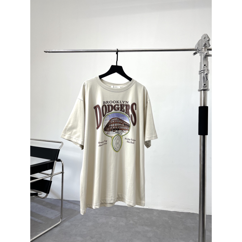 Áo thun phông chất liệu 100% cotton form rộng unisex DODGERS cao cấp TSS09921 by COCCACH