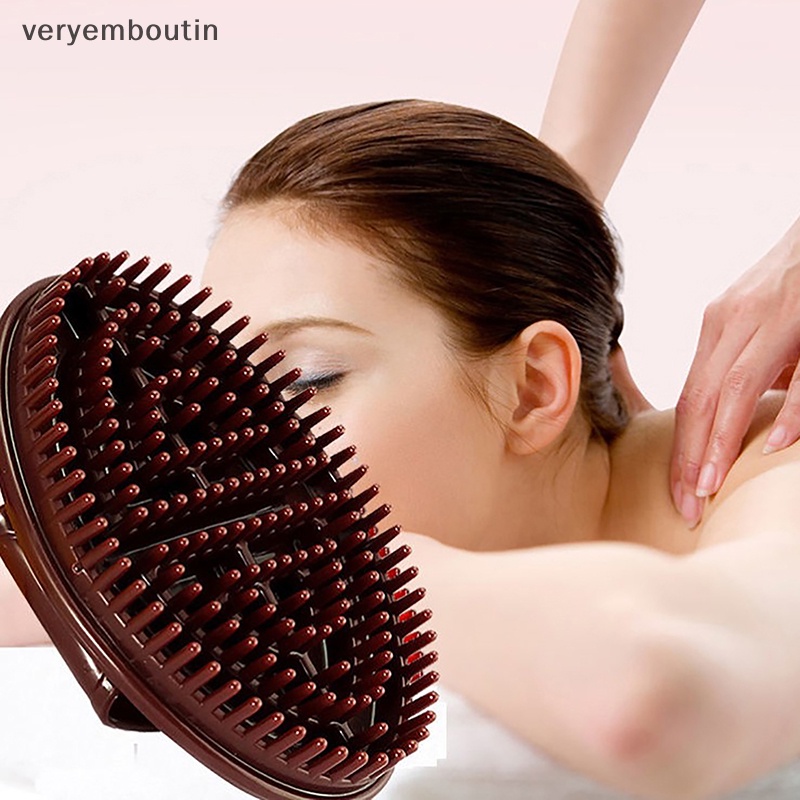 In tpu meridian brush massage veins stovepipe slimming tăng cường miễn dịch đinh tán bàn chải body massager guasha tool body health gift n