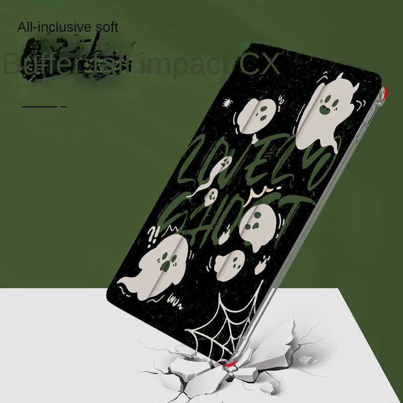 Dành cho ipad 2021 pro 11 vỏ bảo vệ gen9 / 8 / 710.2 soul mini6 trong suốt gen5 / 6 9.7 anti drop air4 / 5 10.9 trifold 2022 gen 10 10.9 cartoon ipad case