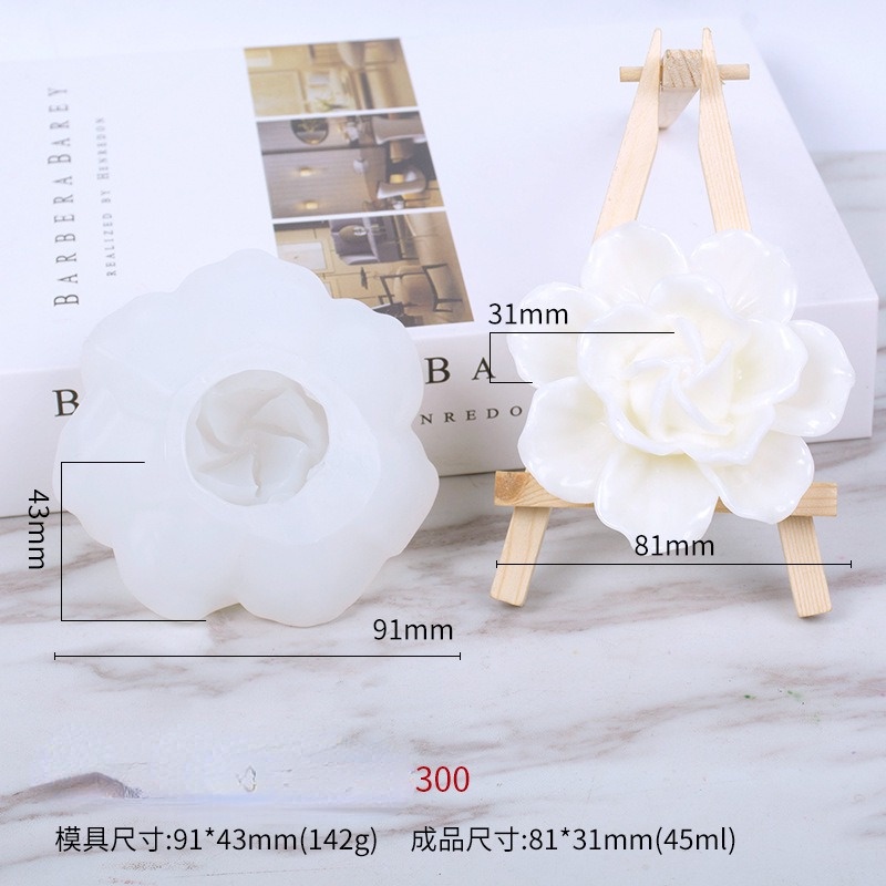 Khuôn silicone hoa hồng hoa mẫu đơn hoa cúc trang trí bánh sô cô la