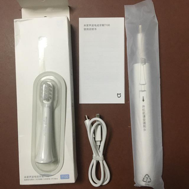 Bàn Chải Điện Xiaomi Mijia T100 - Làm Trắng Răng, Lấy Sạch Mảng Bám Kèm Tính Năng Chống Nước IPX TTSHOP720