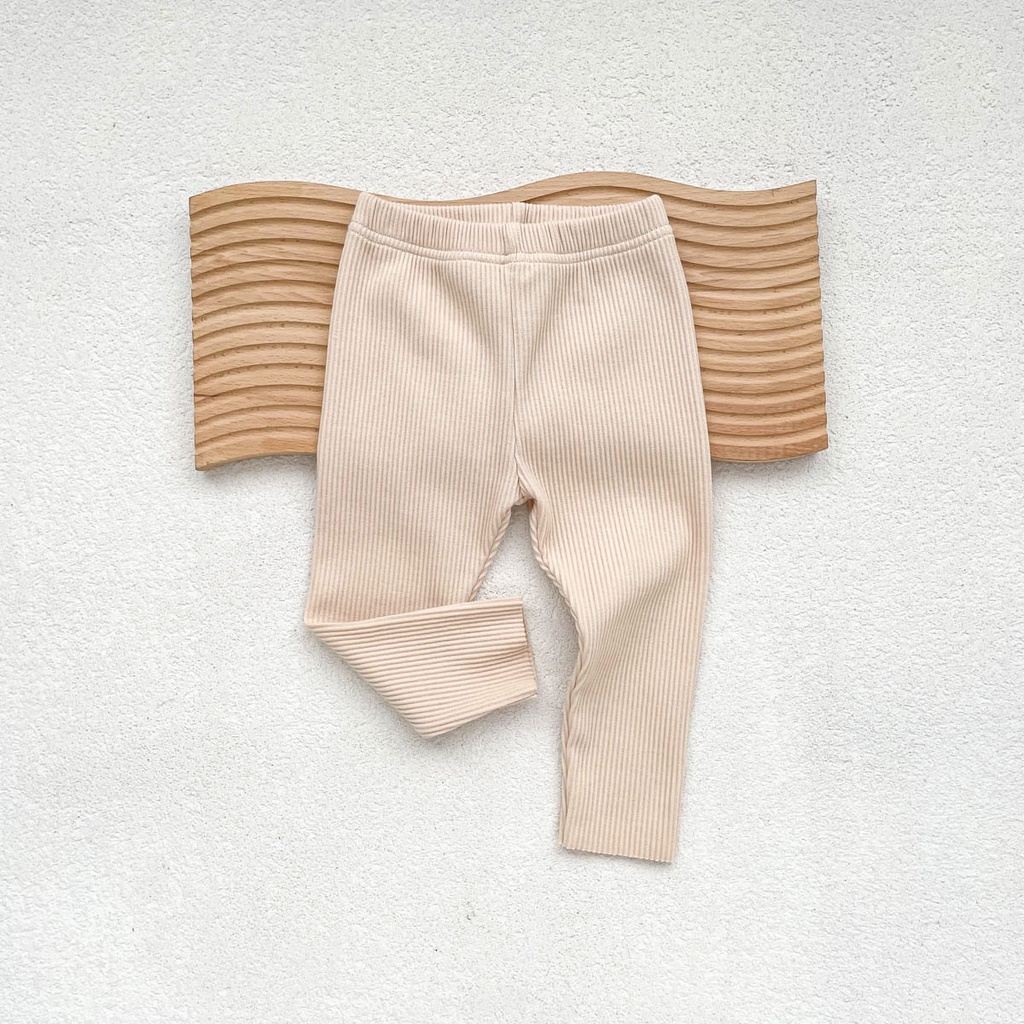 Quần Legging cotton Màu Trơn Dễ Thương Cho Bé 0-2 Tuổi