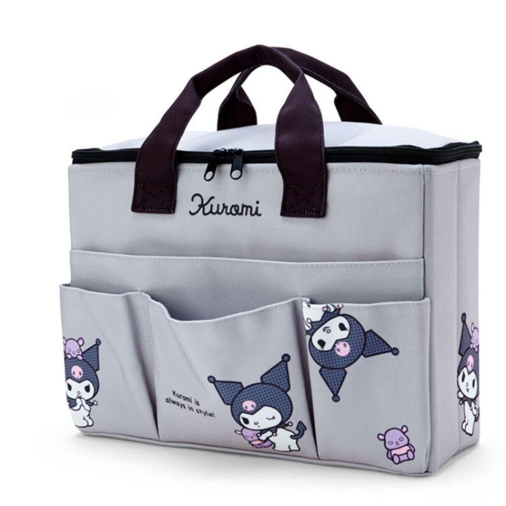 Shanhai kuromi Túi Xách canvas Sức Chứa Lớn Họa Tiết Hoạt Hình melody Nhật Bản Nhiều Túi Cho Mẹ Bỉm Sữa