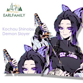  Miếng Dán Hình Xăm Hoạt Hình Demon Slayer Phong Cách Gothic Kochou Shinobu Cho Xe Hơi 