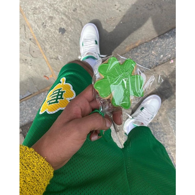 Eric Emanuel Quần Short Thể Thao Bóng Rổ Bốn Lá Đơn Giản Khô Nhanh Phong Cách Mỹ Hàng Mới Dành Cho Nam Và Nữ