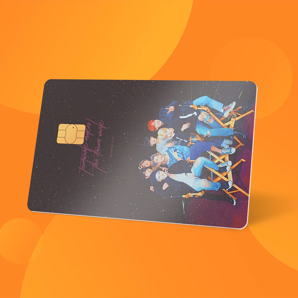 Miếng Dán Thẻ Card  BTS Group #3| SKIN ATM, Thẻ Chung Cư Trang Trí - Chất Liệu Decal Vinyl Chống Nước
