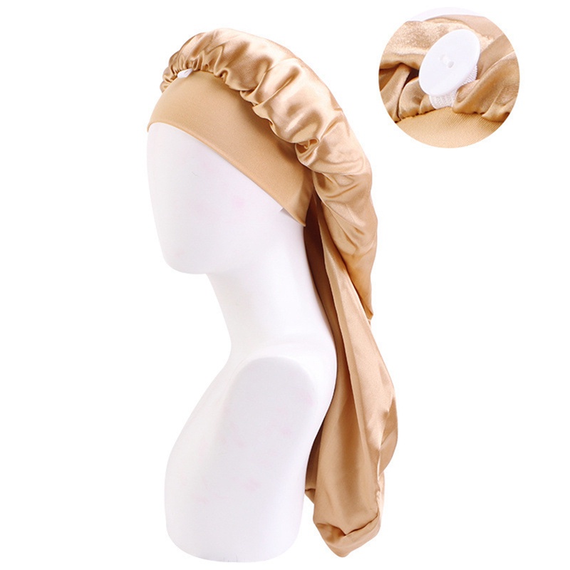 Ygt Mũ Satin Trùm Đầu Khi Ngủ Trùm Đầu Khi Ngủ Bằng Satin Bện Tóc Dài Cho Nữ