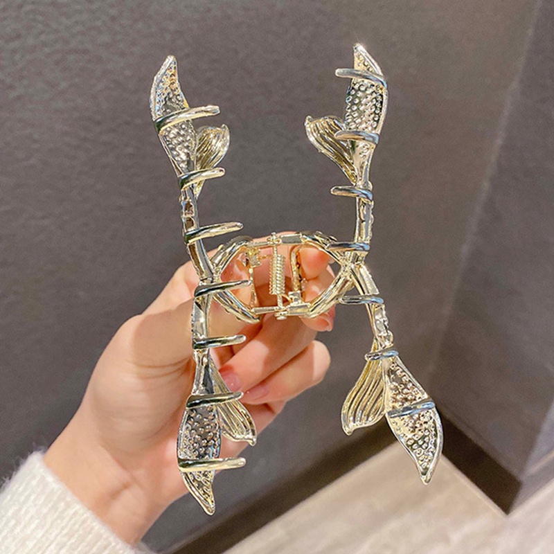 Kẹp Tóc Đuôi Cá Đính Ngọc Trai Thời Trang Cho Nữ