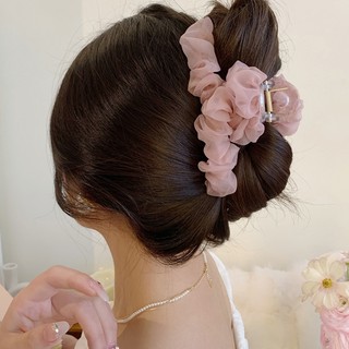 Kẹp Tóc Vải Chiffon Thời Trang Hàn Quốc Cho Nữ